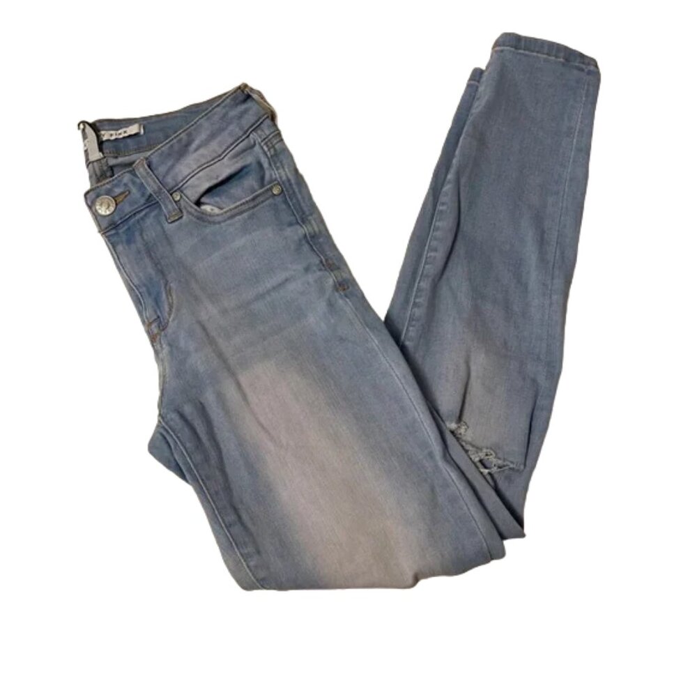 Celebrity Pink Blue Skinny Jeans